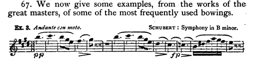 Example from: 
        Prout, E. (1899). The
          orchestra.
      